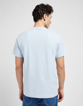 Lee Ss Relaxed Tee Męska Koszulka T-shirt Logo Light White 112349099 LM38015615